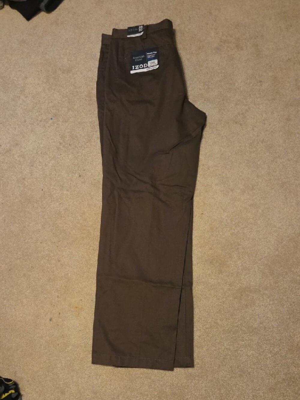 Izod American Chino Pants - Brown - Picture 2 of 2
